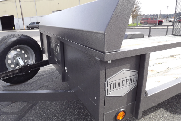 A trailer with the name of thacpac on it.