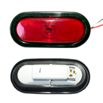 A red light and its case are shown.